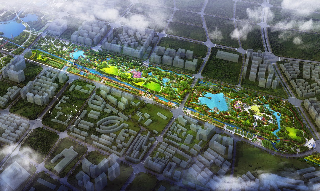 雙流區(qū)空港中央公園之五湖四海一期工程（EPC)
