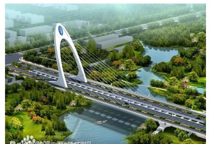 晉城市文博路北段上跨花園頭水庫橋梁工程