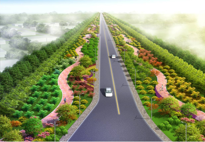 新疆維吾爾自治區(qū)阿克蘇市第一師十三團幸福大道道路綠化建設項目