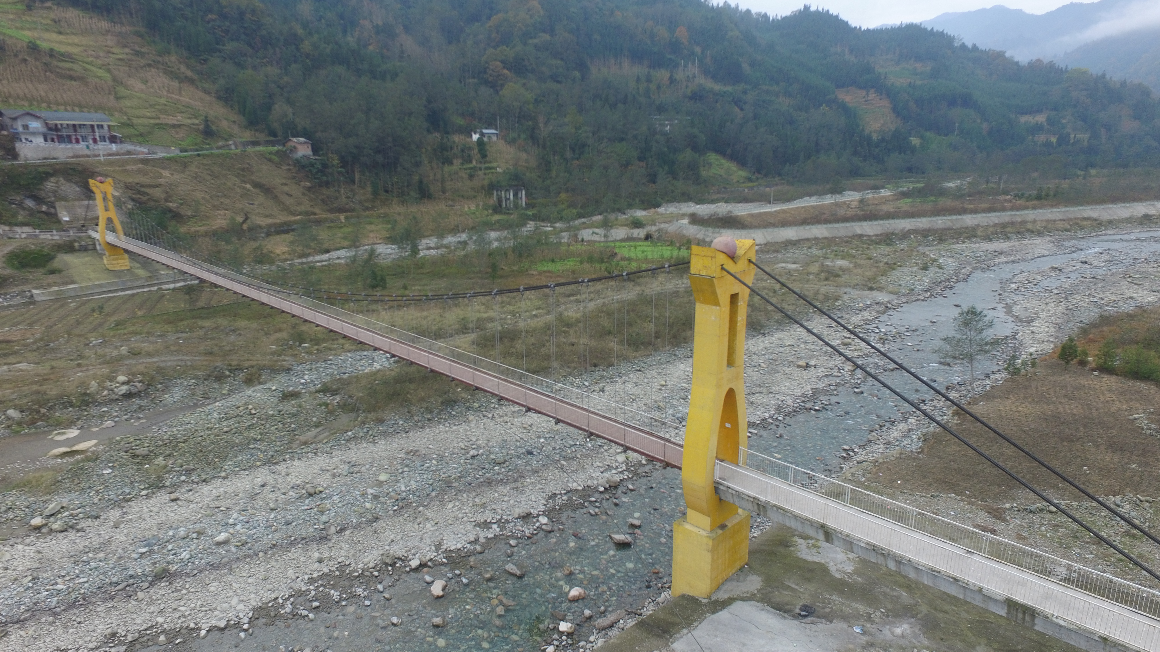 蘆山縣大川鎮(zhèn)漆樹坪鐵索橋工程