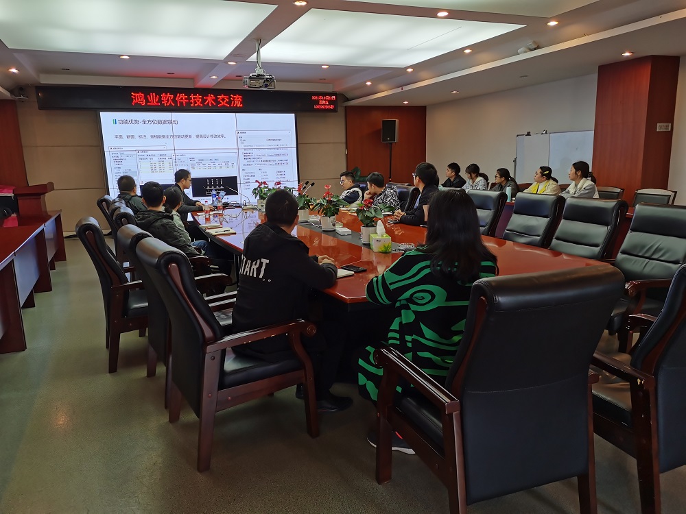 公司組織開展鴻業(yè)軟件技術(shù)交流