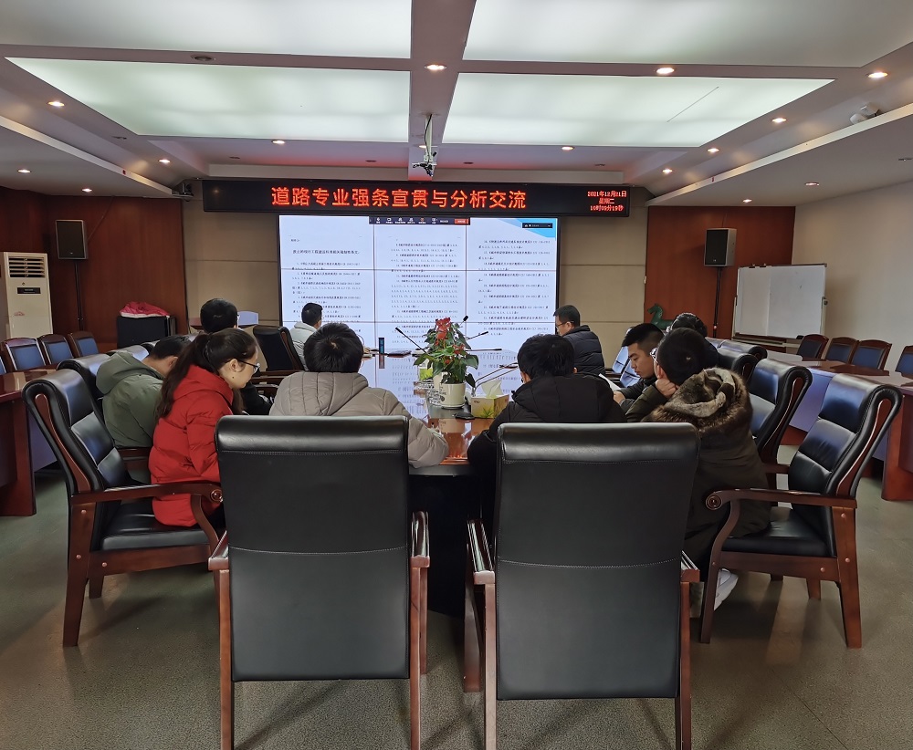 強條宣貫專題系列活動（五） ——道路專業(yè)強條宣貫與常見問題分析交流
